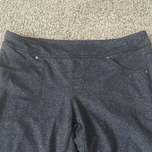 Athleta Medium Tall Gray Flared Pants - Picture 5 of 8